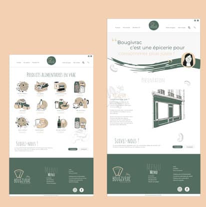 Réalisation d'une interface en responsive design.